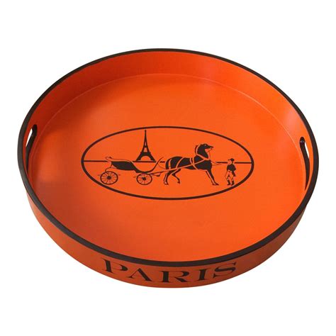 hermes serving tray|hermes plate collection.